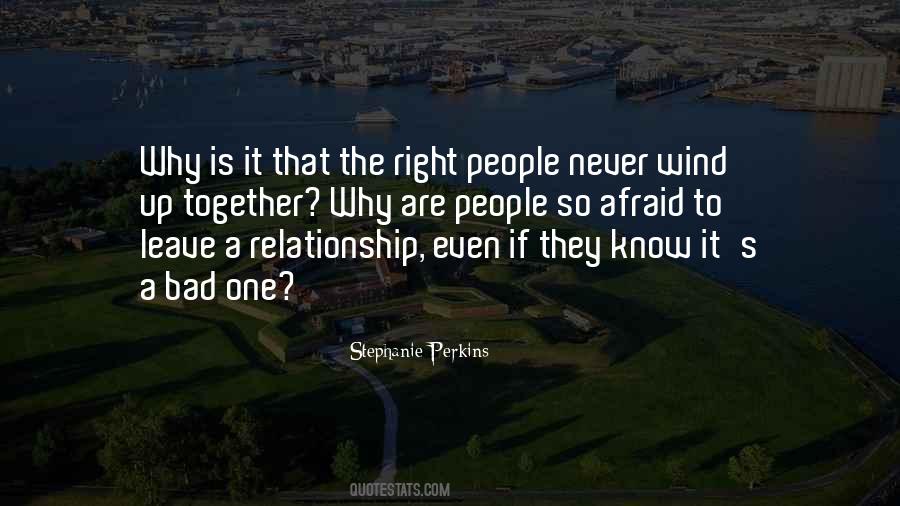 Leave A Relationship Quotes #696528