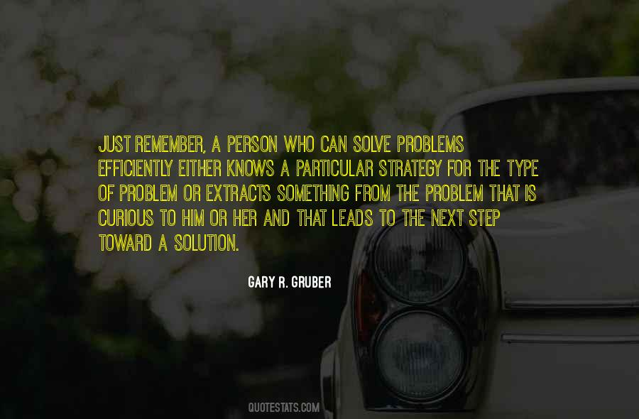 Problem Or Solution Quotes #1645909