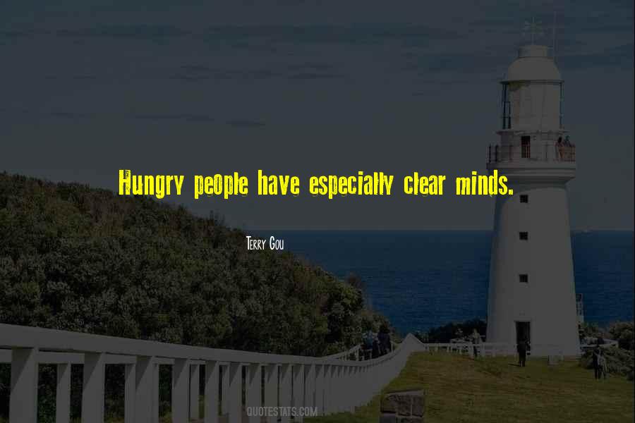 Quotes About Hungry People #1395244