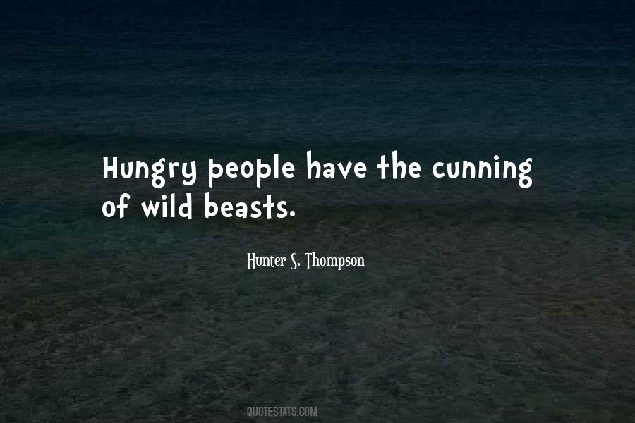 Quotes About Hungry People #536059