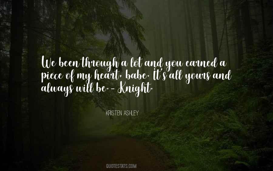 My Heart Will Always Be Yours Quotes #1762126