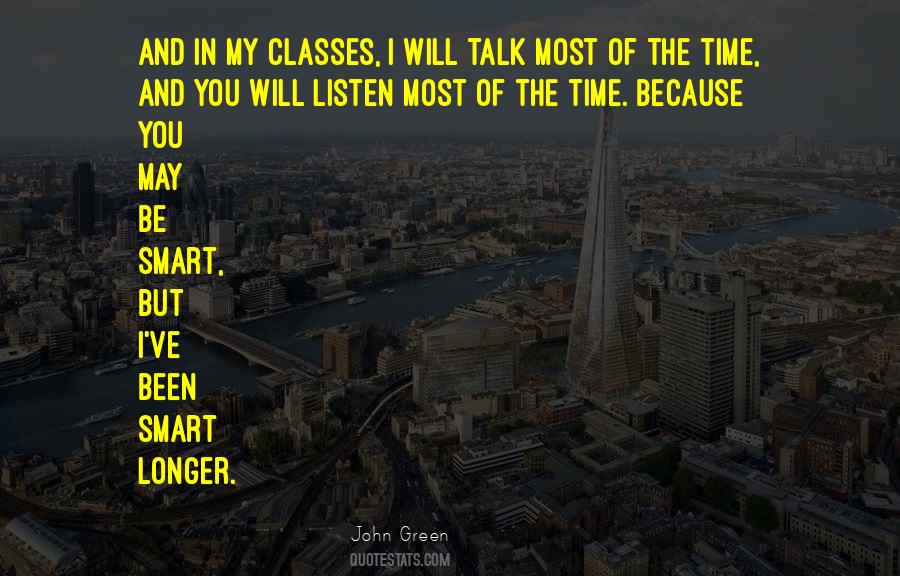 Smart Talk Quotes #1247143
