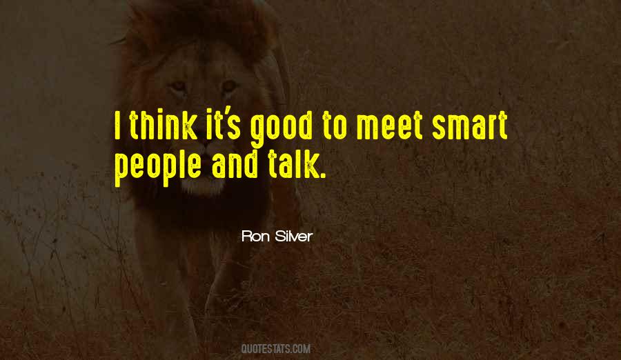 Smart Talk Quotes #773783
