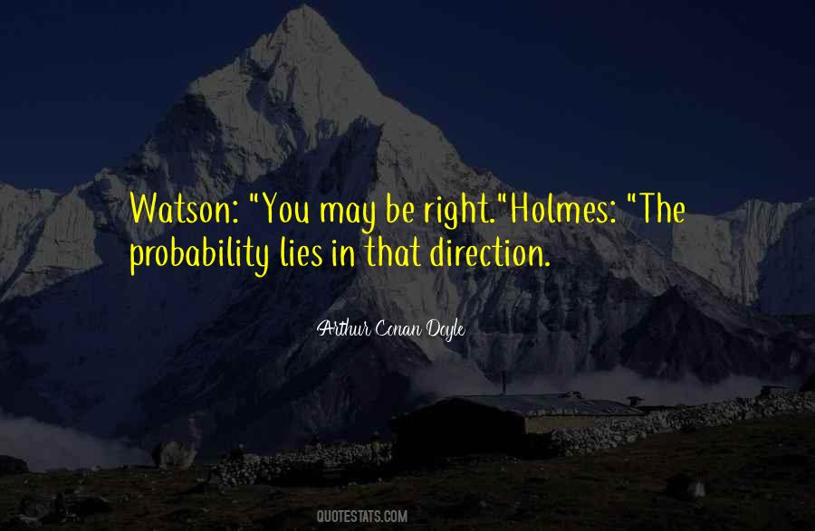 Watson Sherlock Holmes Quotes #1677640