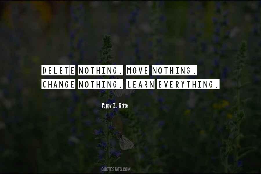 Everything Nothing Quotes #32199