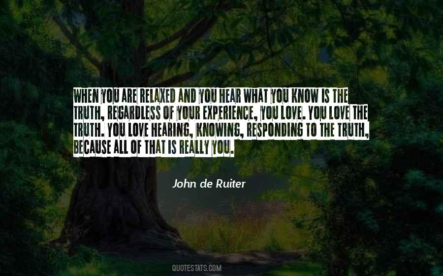 When You Know The Truth Quotes #921724