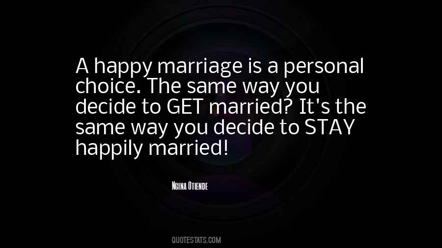 Happy Married Quotes #1183851