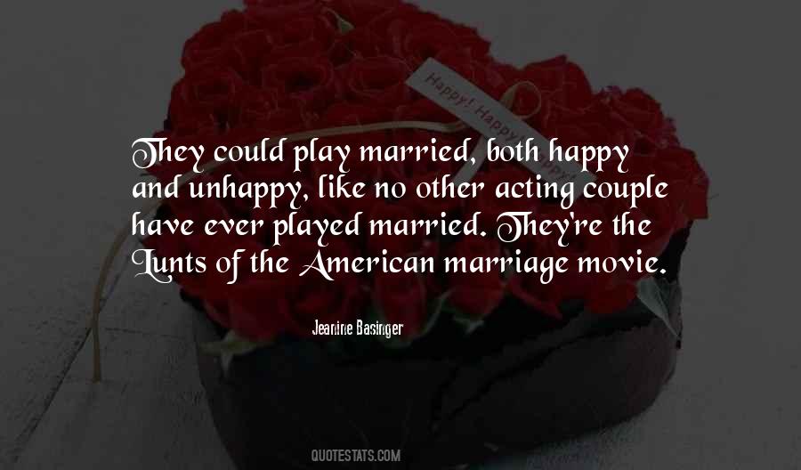 Happy Married Quotes #1413539