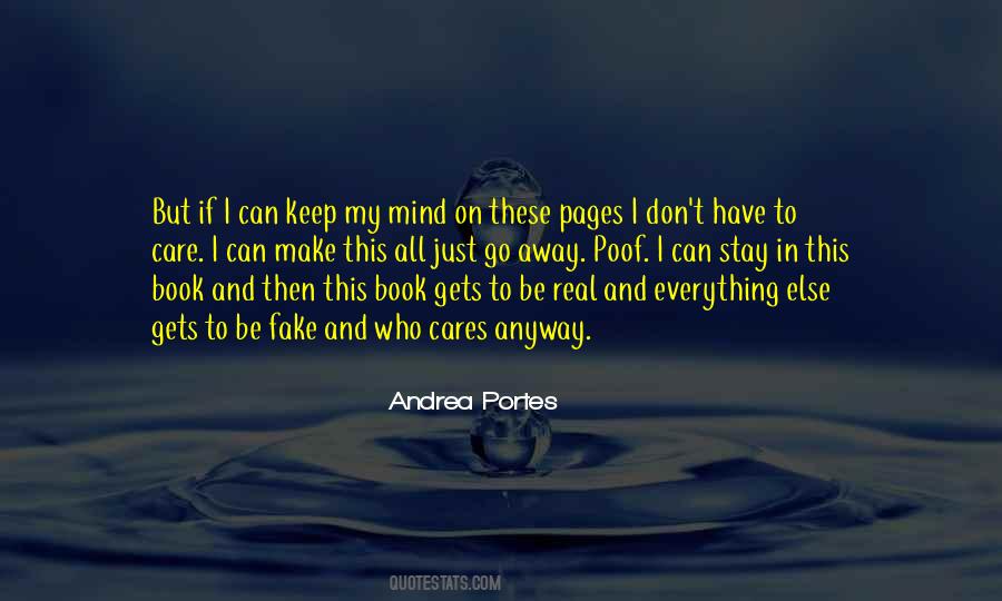 Everything Was Fake Quotes #1591162