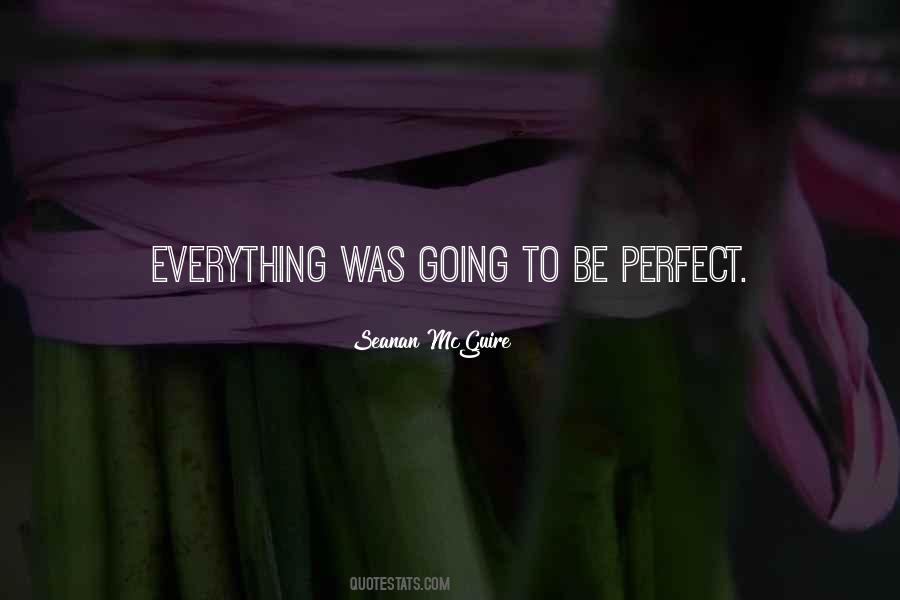 Everything Was Perfect Quotes #1795904