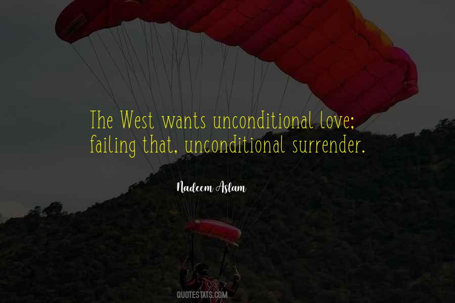 Unconditional Surrender Quotes #74621