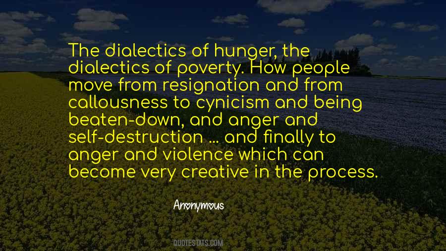 Quotes About Hunger Poverty #1051803