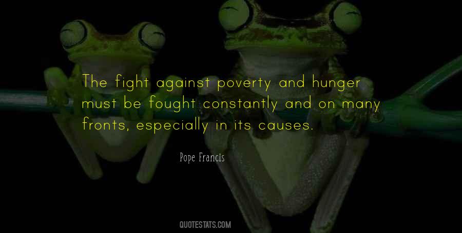 Quotes About Hunger Poverty #116865