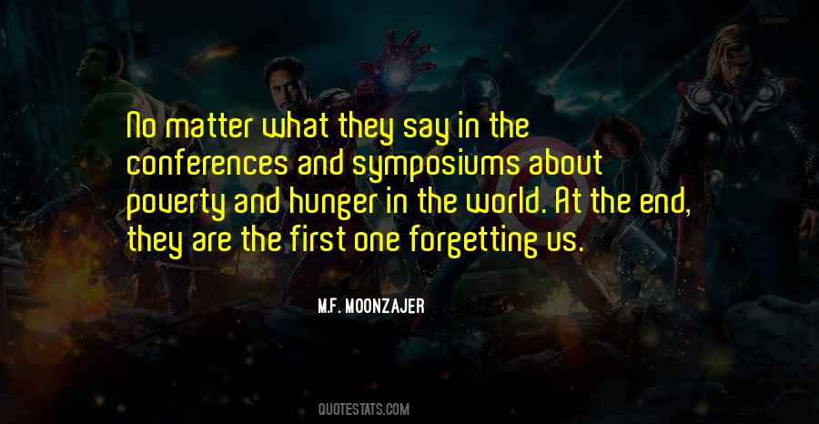 Quotes About Hunger Poverty #227271