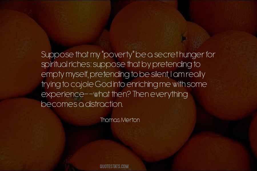 Quotes About Hunger Poverty #413452