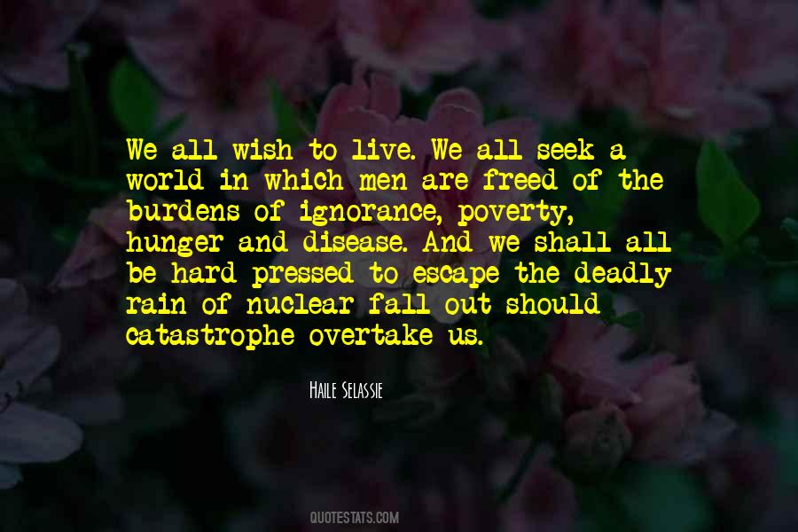 Quotes About Hunger Poverty #881947