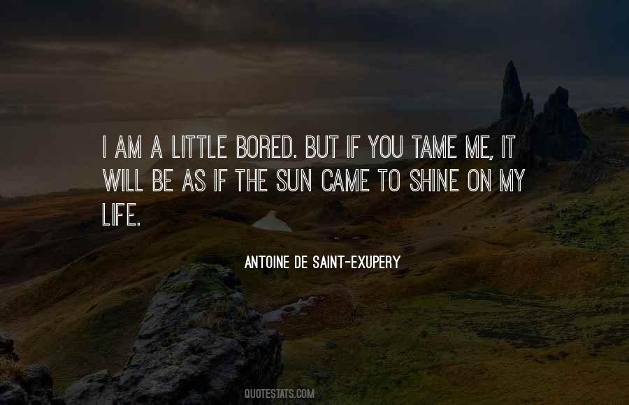 But If You Tame Me Quotes #95307