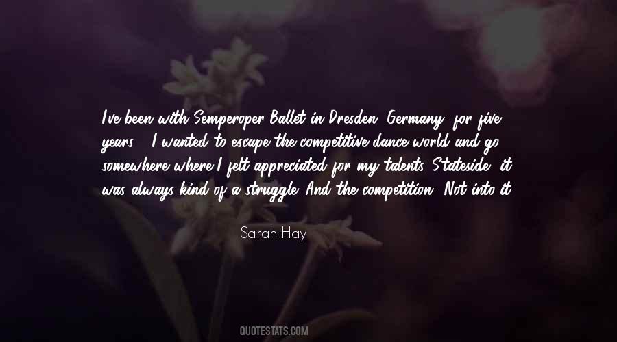 Not In A Competition Quotes #441484