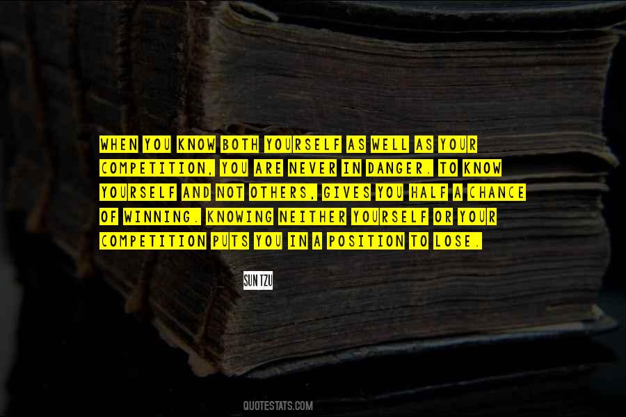 Not In A Competition Quotes #460359