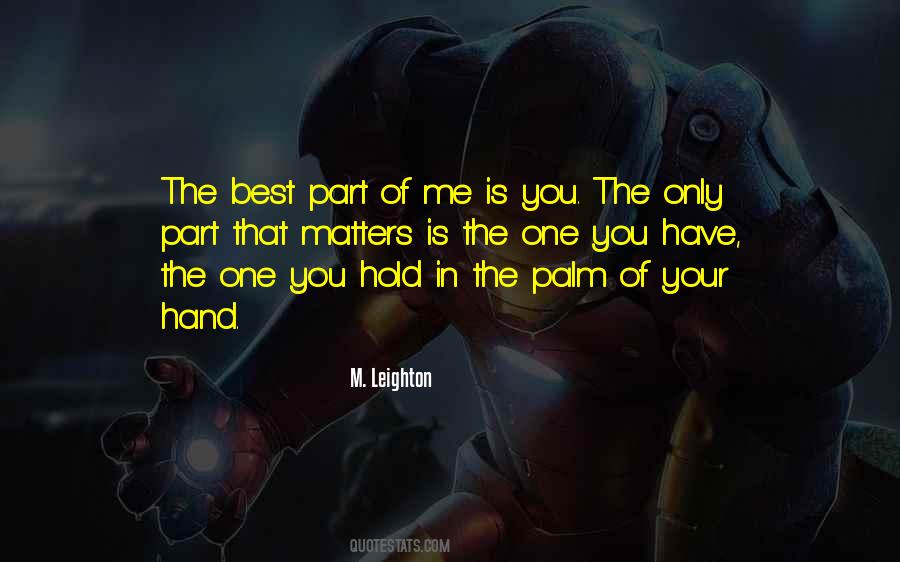 The Best Part Quotes #1440350