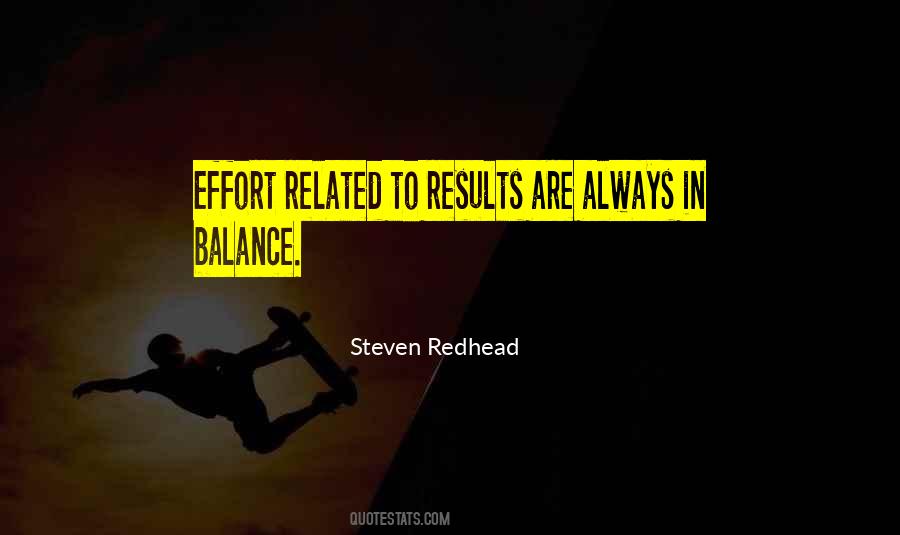 Effort Results Quotes #1333078