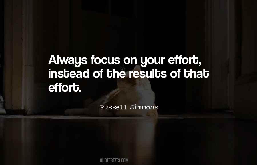 Effort Results Quotes #1538409