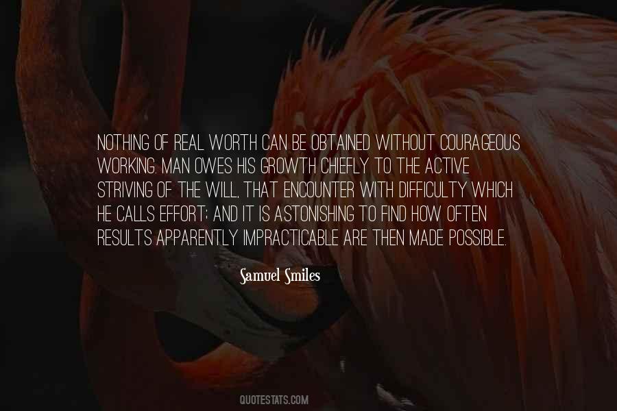 Effort Results Quotes #1682719