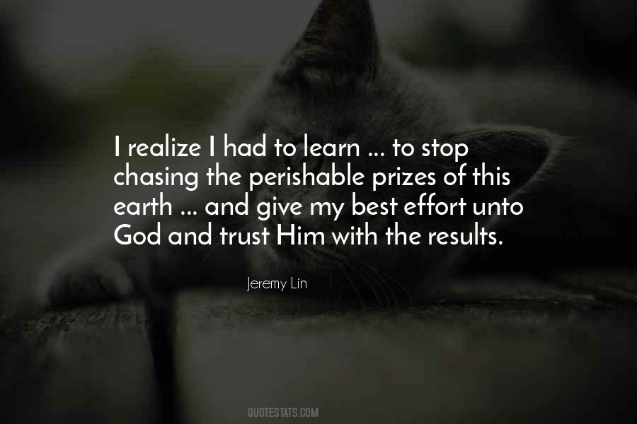Effort Results Quotes #1861085