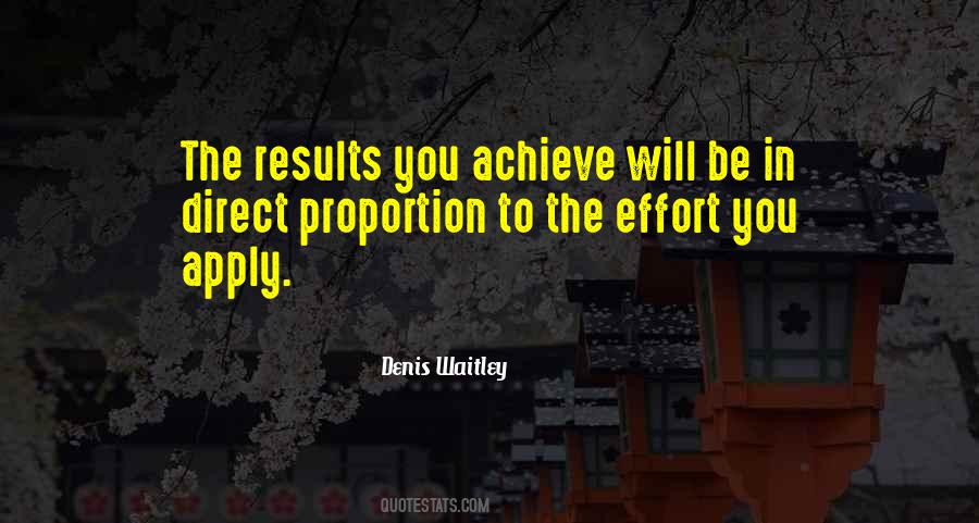 Effort Results Quotes #269772