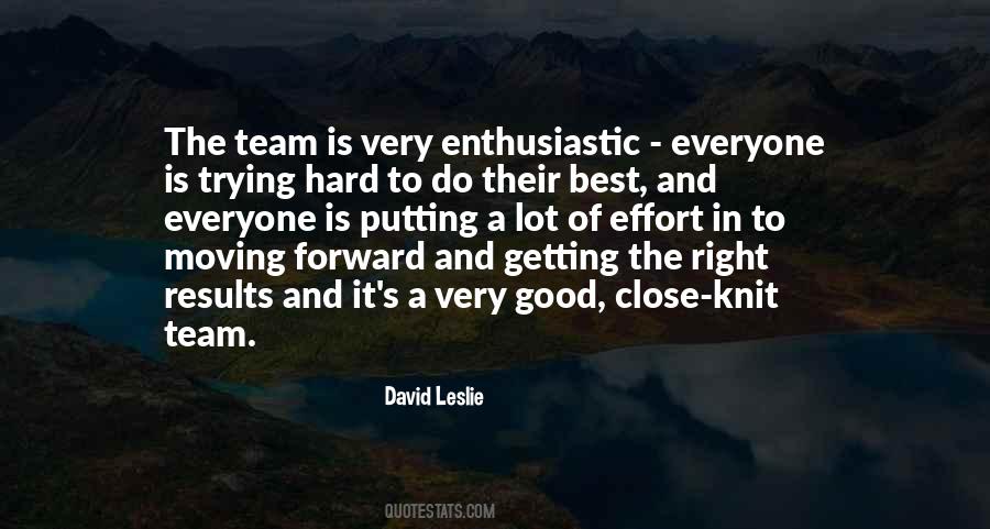 Effort Results Quotes #314131