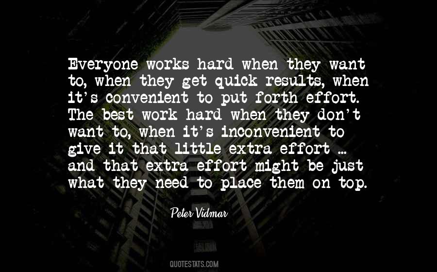 Effort Results Quotes #364159