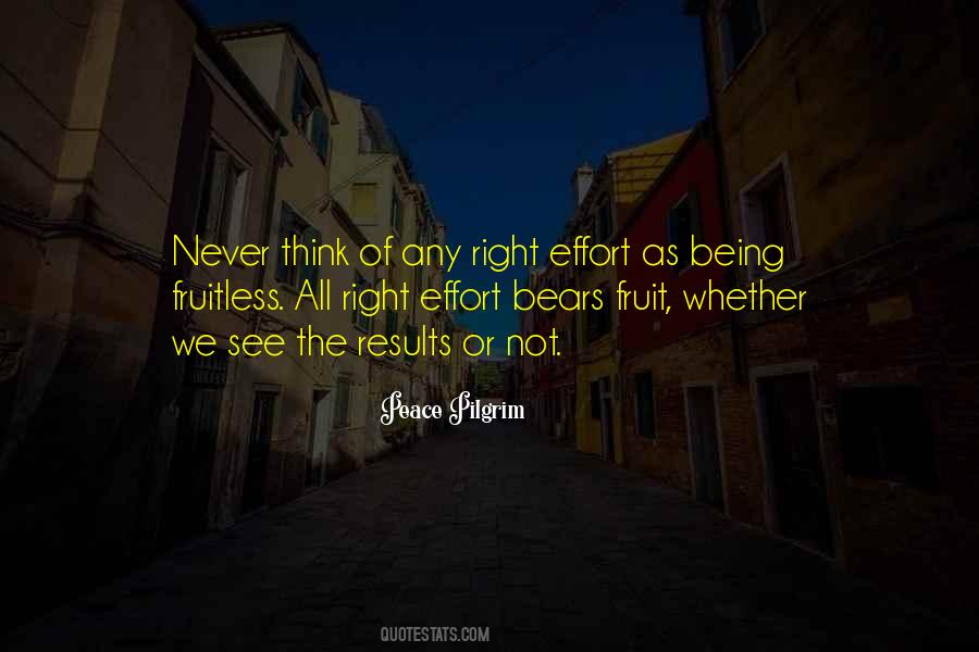 Effort Results Quotes #539284