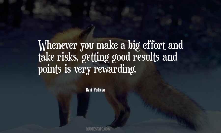 Effort Results Quotes #580791