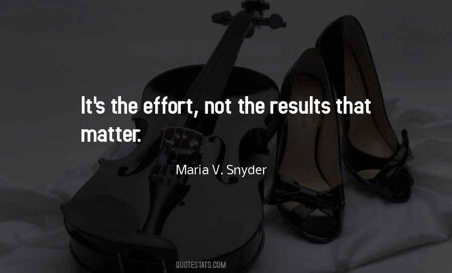 Effort Results Quotes #666187