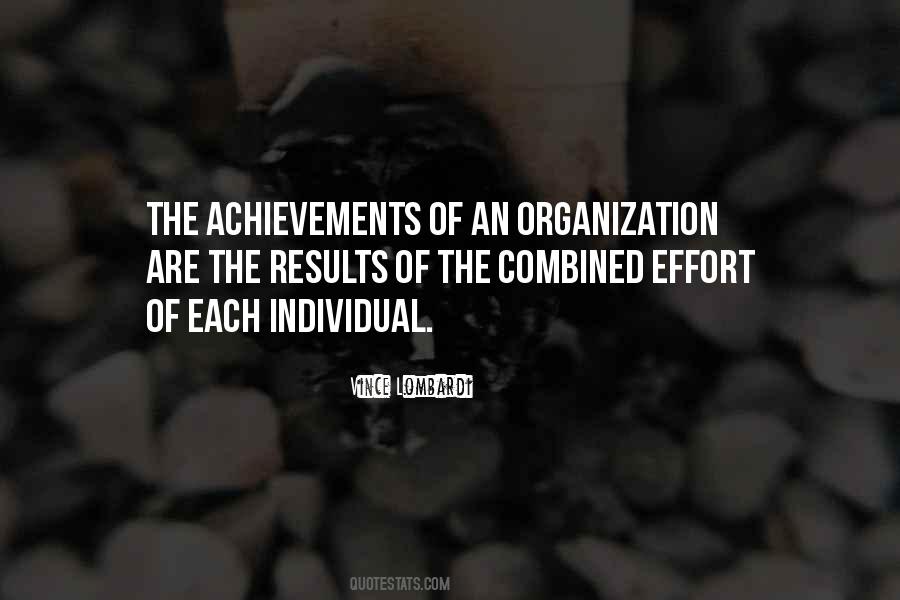 Effort Results Quotes #97887