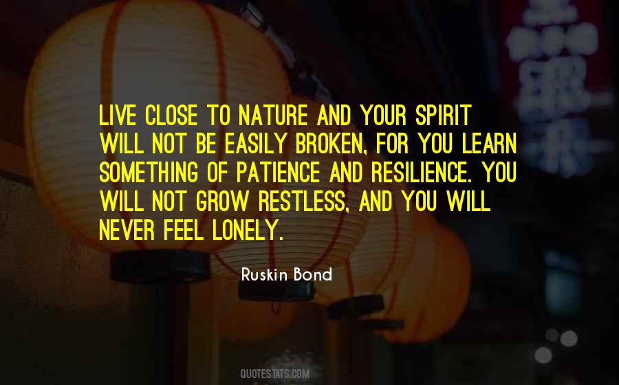 Patience And Resilience Quotes #871489