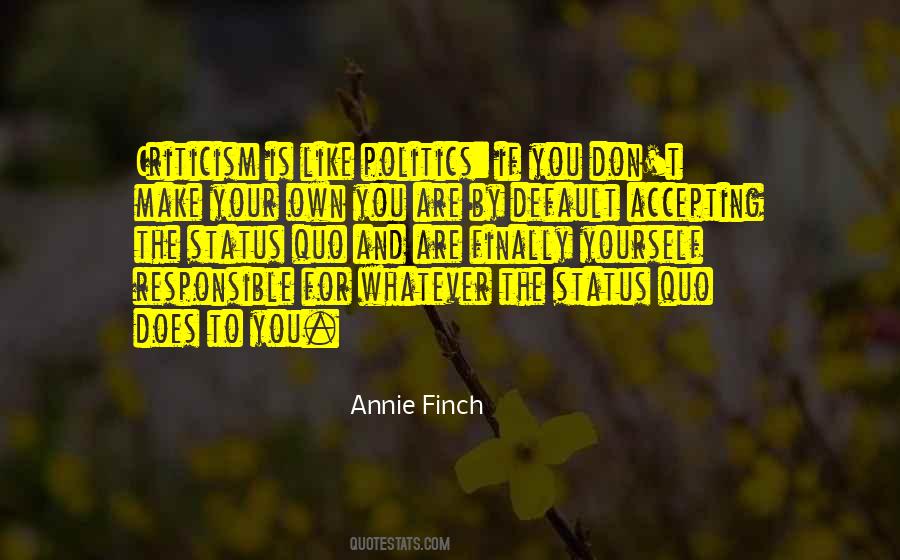 Own Status Quotes #243786