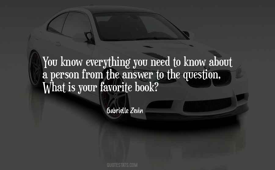 Everything You Need Quotes #394860