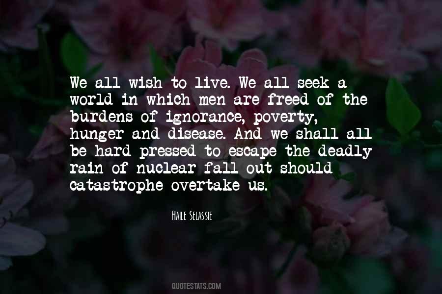 Quotes About Hunger And Poverty #881947
