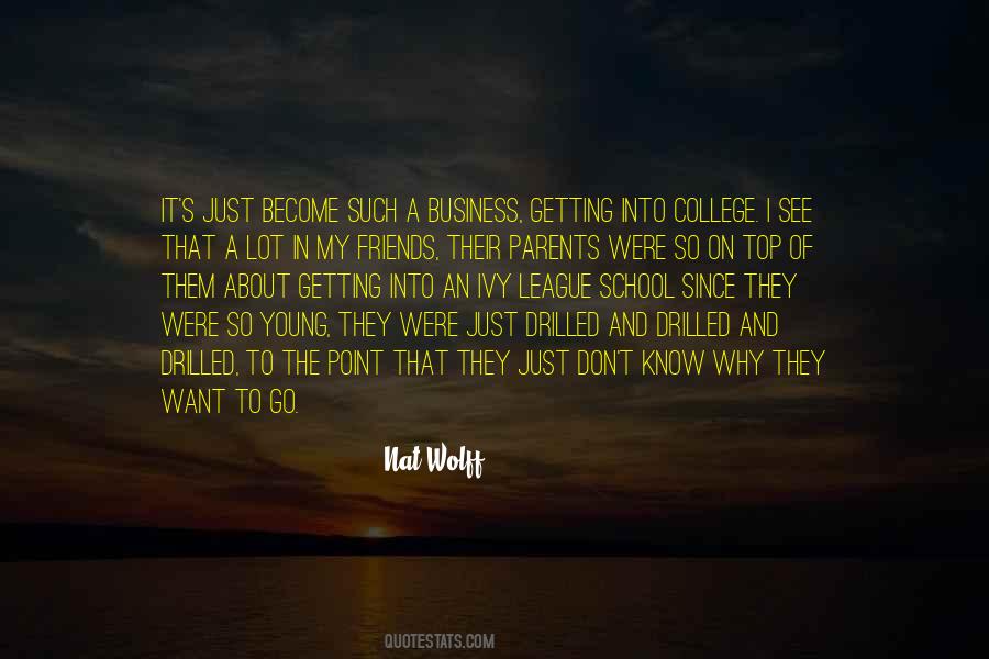 Getting To The Top Quotes #1445487