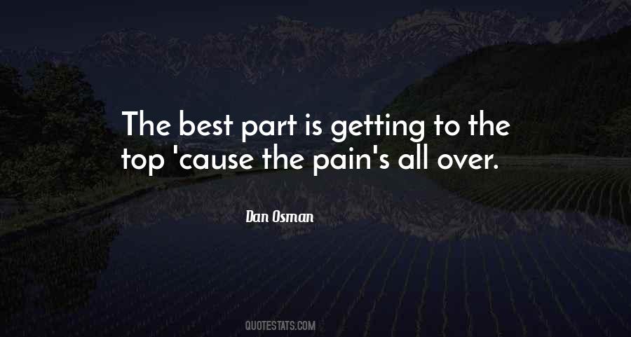 Getting To The Top Quotes #1664214