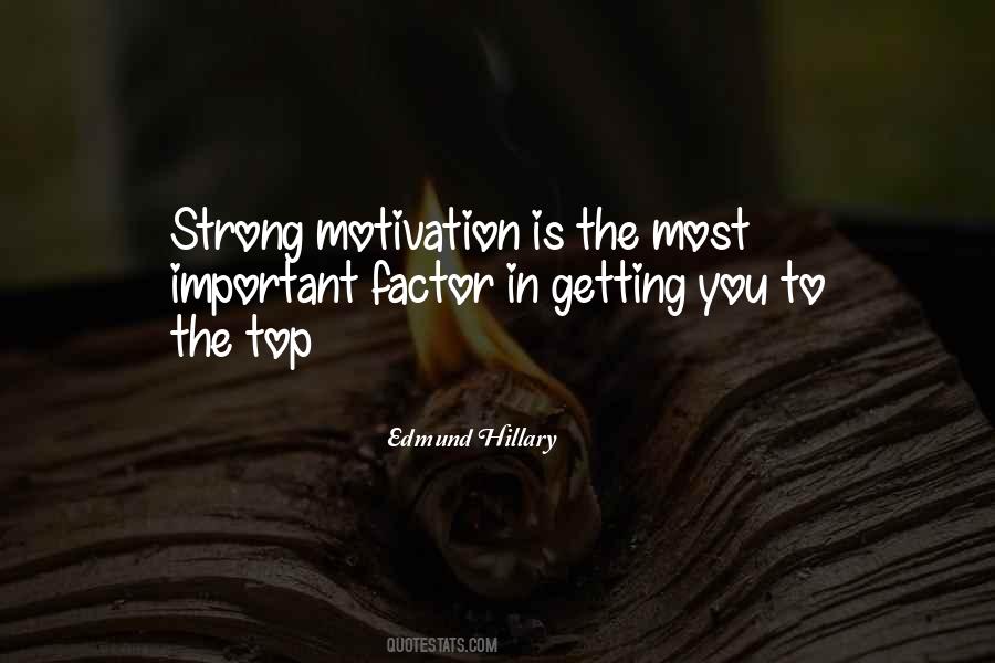 Getting To The Top Quotes #75744