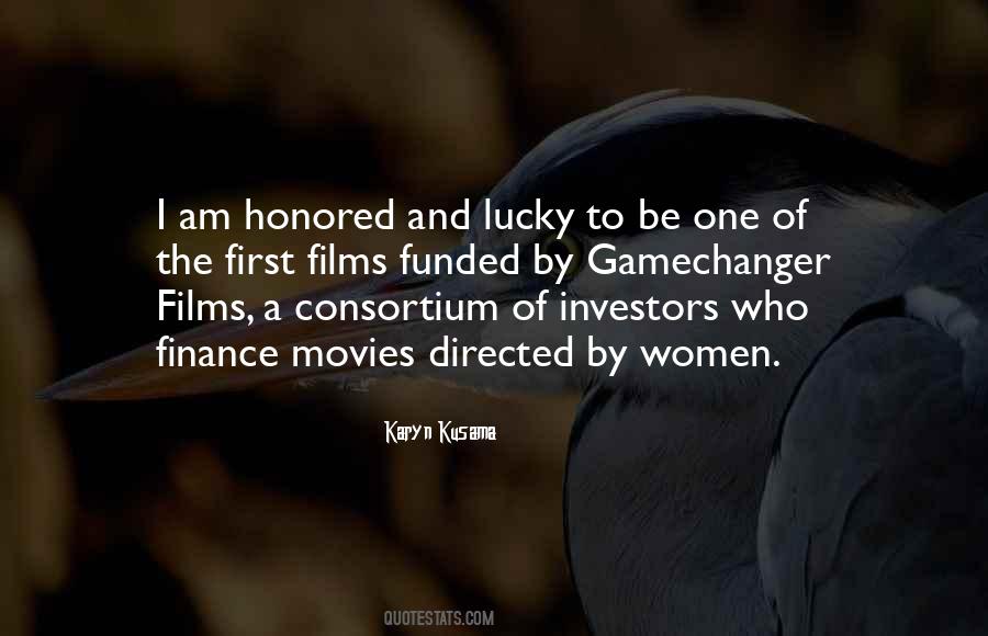 I Am The Lucky One Quotes #1846267