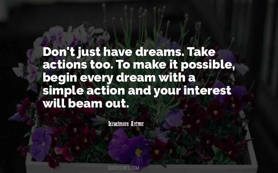 Simple Actions Quotes #1802413