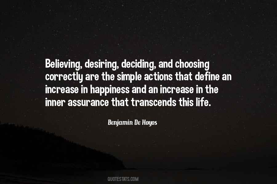 Simple Actions Quotes #1809431