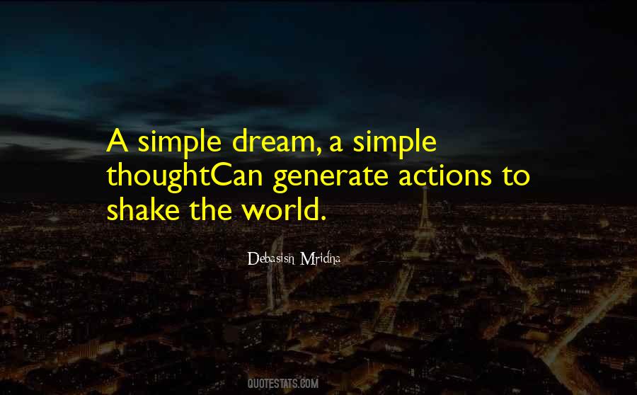 Simple Actions Quotes #1810106