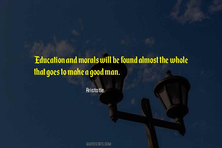 Education Without Morals Quotes #999263