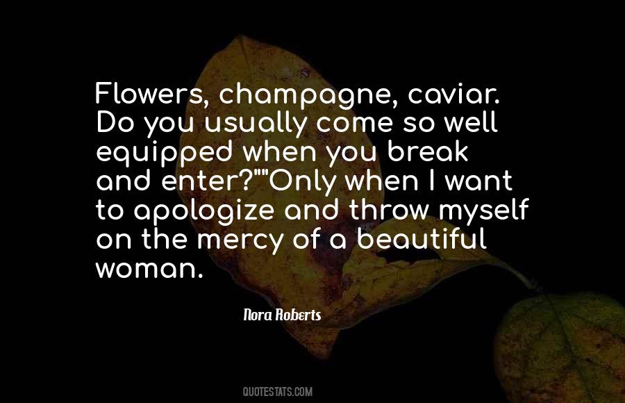 Flowers For A Beautiful Woman Quotes #83049