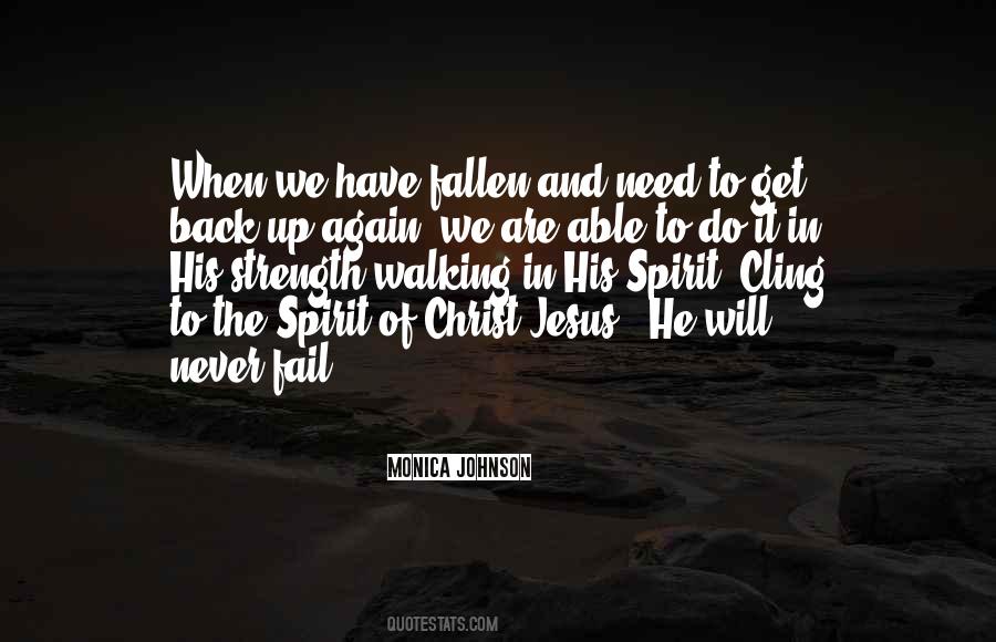 Need To Get Back Up Quotes #121027