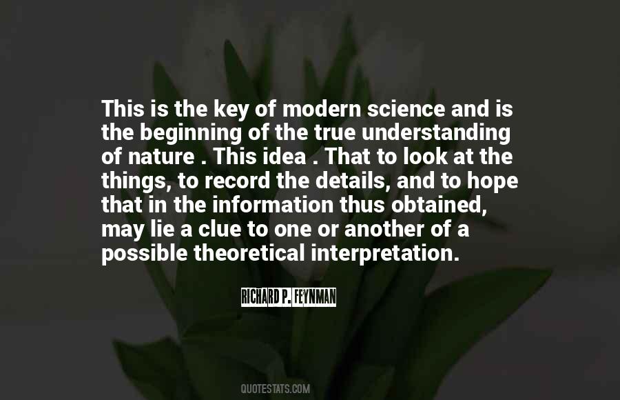 Understanding Is The Key Quotes #1172629